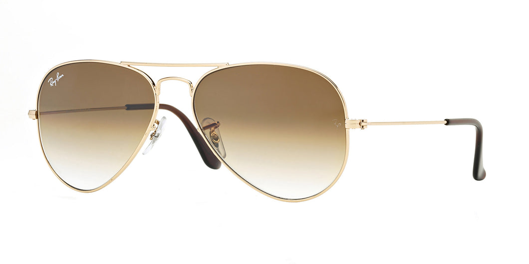 Ray Ban RB3025 001/51 Gold/ Brown Gradient Aviator