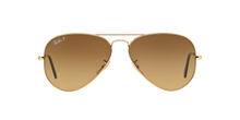 Ray Ban RB3025 001/M2 58M Shiny Gold/ Polarized Brown Gradient Aviator