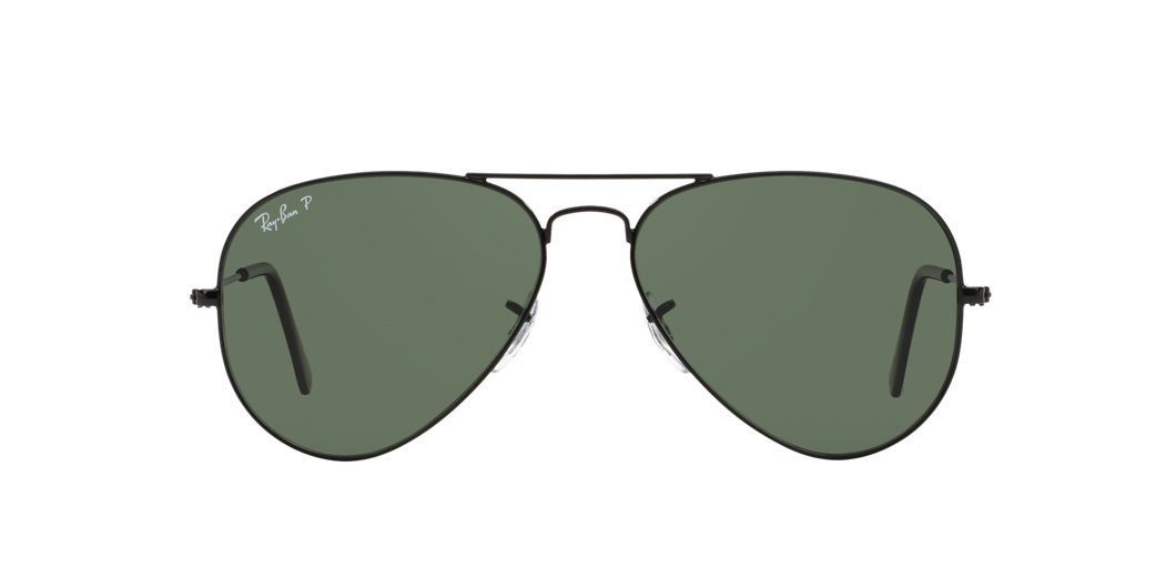 Ray Ban RB3025 002/58 Black/ Polarized Green Aviator