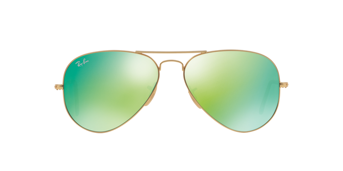 Ray Ban RB3025 112/19  Matte Gold/ Green Mirror