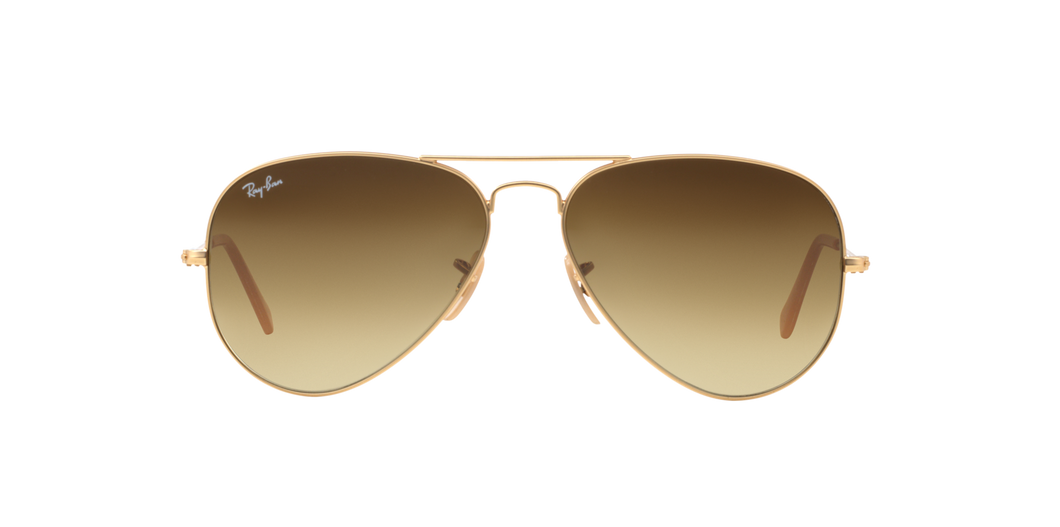 Ray Ban RB3025 112/85 55M Matte Gold/ Brown Gradient Aviator