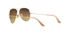 Ray Ban RB3025 112/85 55M Matte Gold/ Brown Gradient Aviator