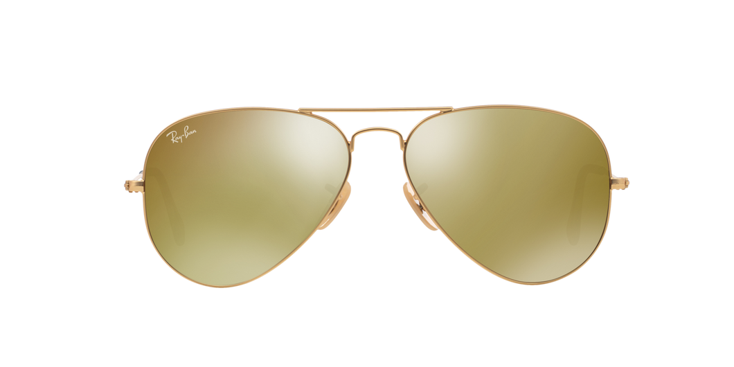 Ray Ban RB3025 112/93 Matte Gold/ Brown Gold Mirror Aviator