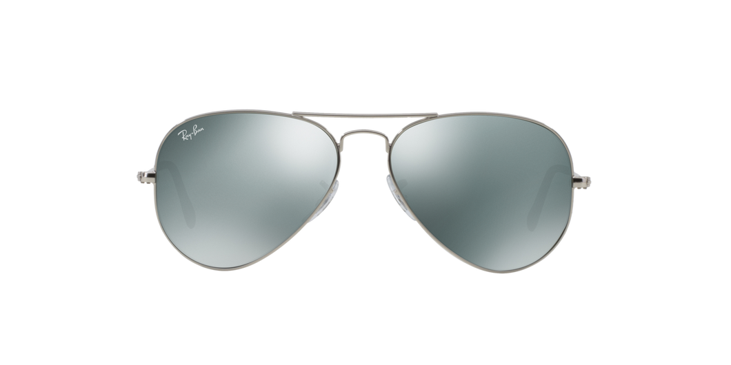 Ray Ban RB3025 W3275 55M Silver/ Gray Mirror Aviator